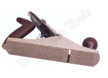 Iron Jack/Smoothing Plane Corrugated Base with Wooden Handle
	
